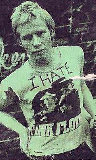 Johnny Rotten, vocalista de los Sex Pistols.